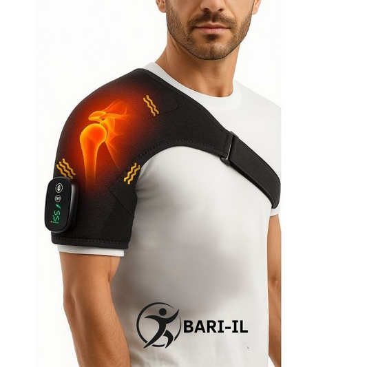 תומך כתף עם חימום ורטט – להקלה ושיקום