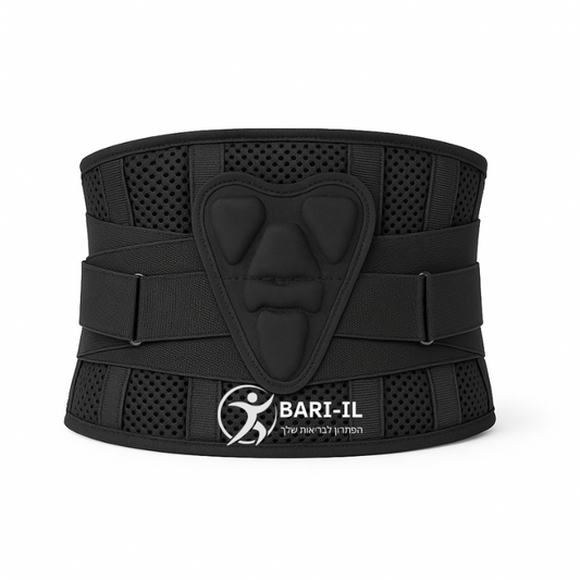 חגורת גב אורטופדית עם תמיכה מותנית כפולה