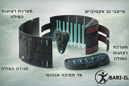 Bari-il Spine-Guard | חגורת גב מקצועית לתמיכה מותנית והקלה על עומסים