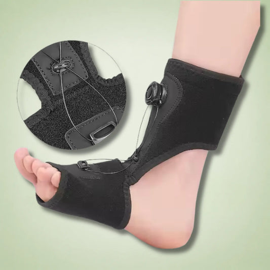 Bari-il Drop-Foot Fix | סד AFO מתקדם עם מנגנון כפתור וחוט פלדה להרמת כף הרגל