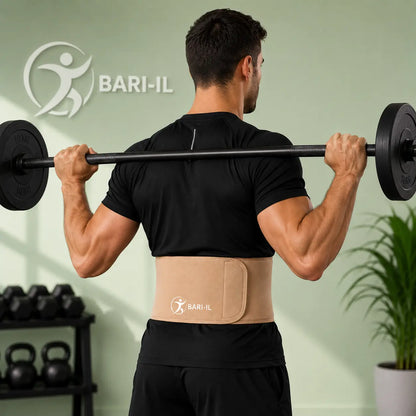 Bari-il Spine Flex | חגורת גב אורתופדית לגב תחתון לתמיכה יומיומית וספורט