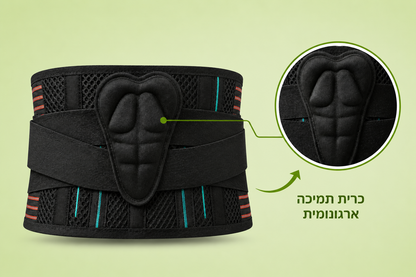 Bari-il Spine-Guard | חגורת גב מקצועית לתמיכה מותנית והקלה על עומסים