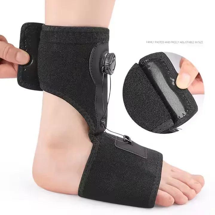 תומך קרסול לדרופ פוט עם מערכת משיכה מתכווננת - BARI-IL