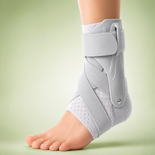 Bari-il Ankle-Guard | מייצב קרסול מקצועי עם מייצבים צידיים קשיחים ורצועות תמיכה לנקעים ושיקום